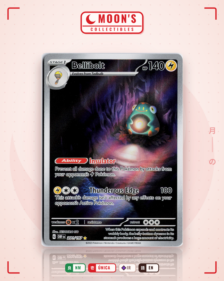Bellibolt · Obsidian Flames #201/197 · NM