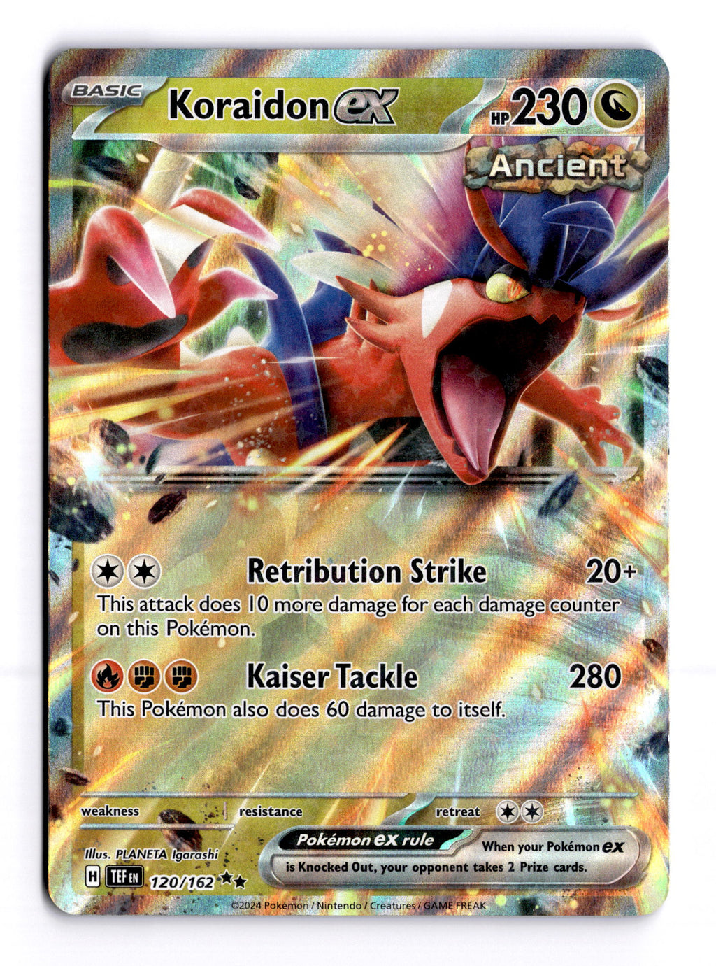 Koraidon ex · Temporal Forces #120/162 · NM