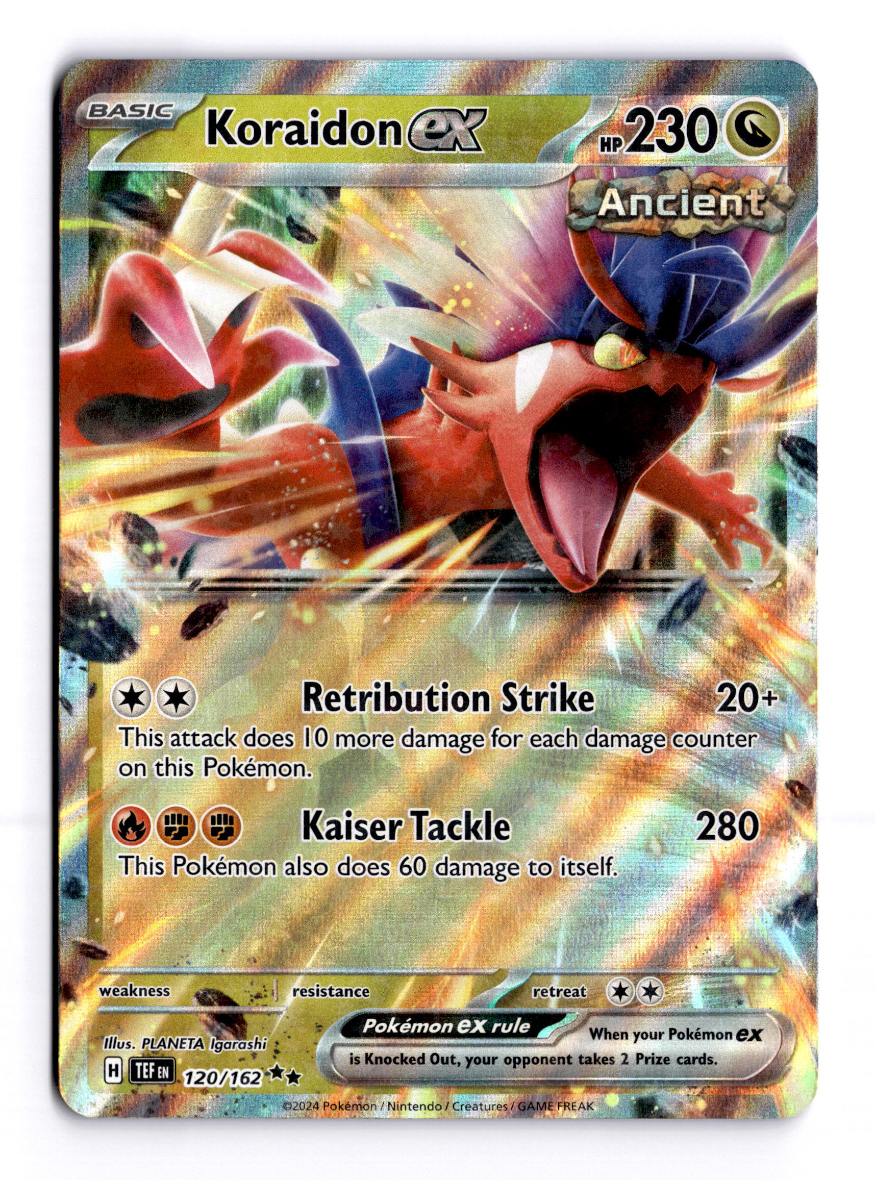 Koraidon ex · Temporal Forces #120/162 · NM