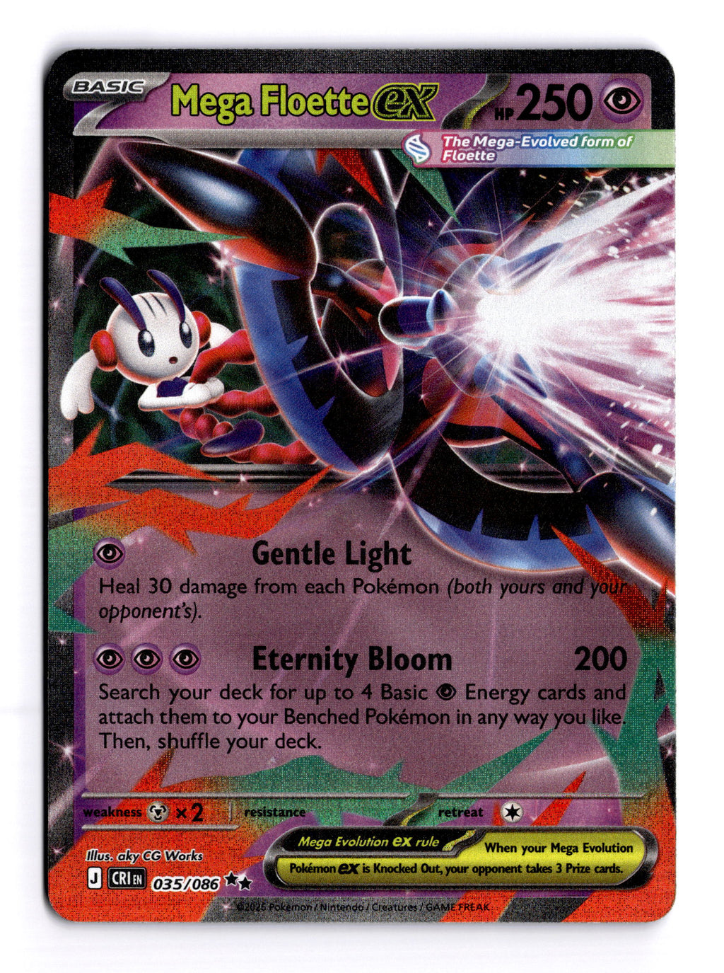Mega Floette ex · Chaos Rising #035/086 · NM
